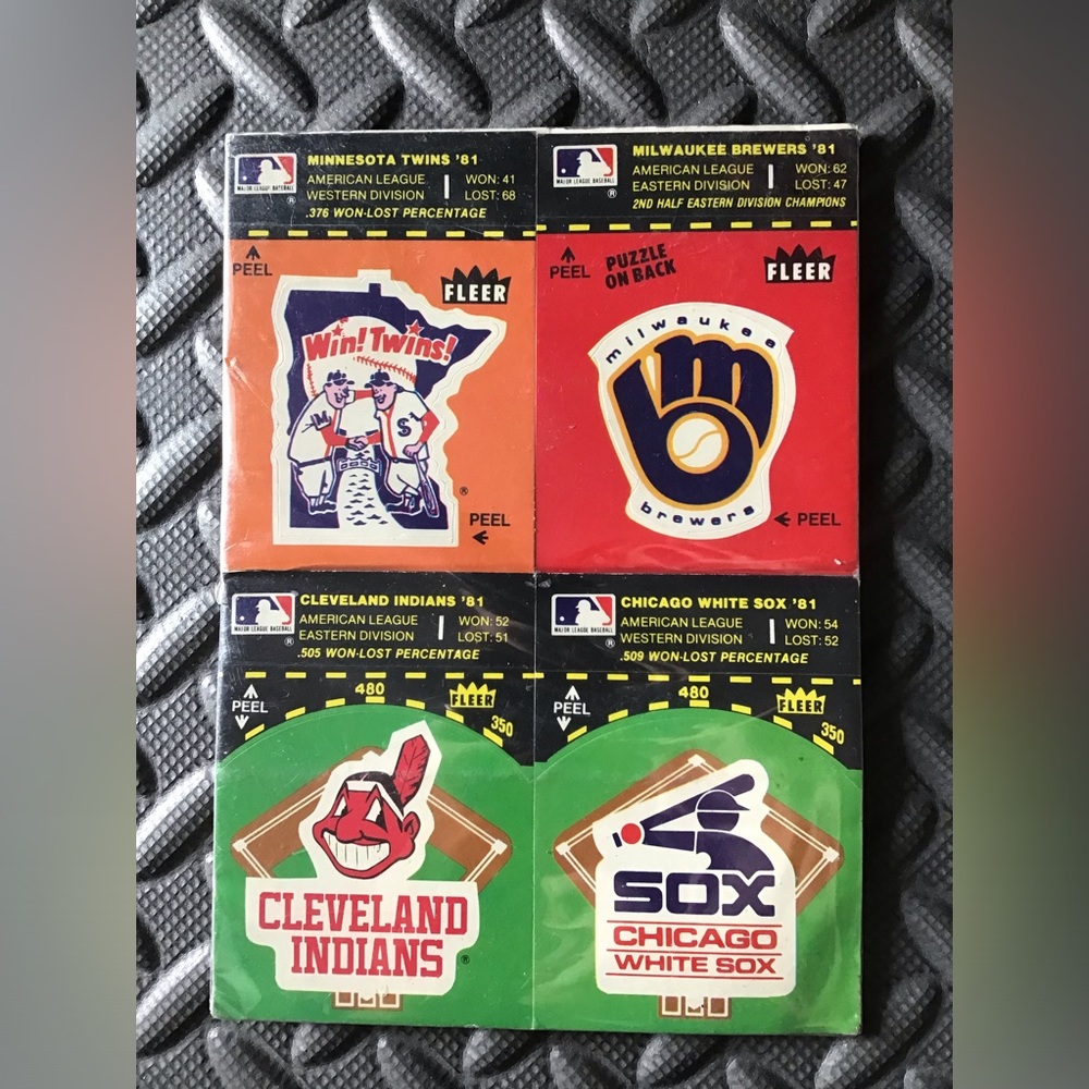 Vintage Baseball Stickers